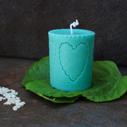 romantica_cuadrada_oscura Vela decorativa Romántica