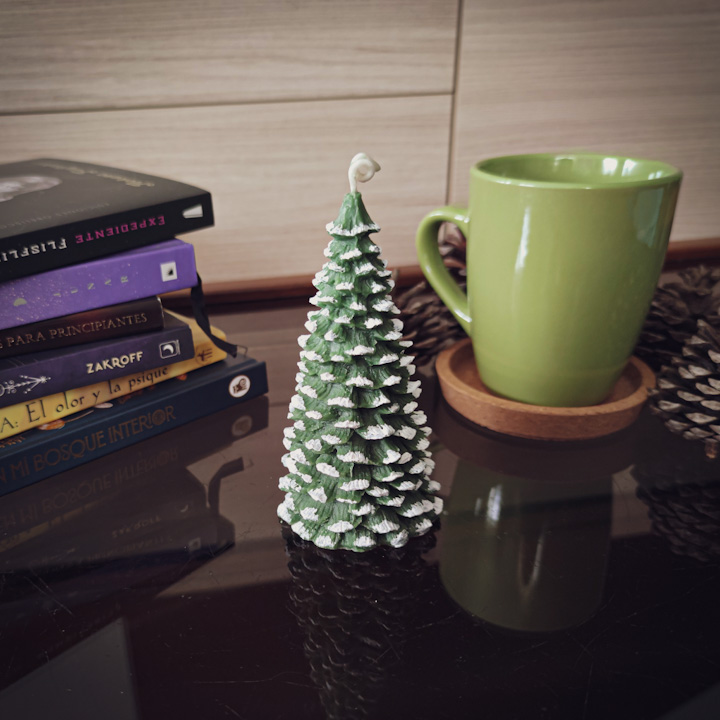 vela árbol de navidad